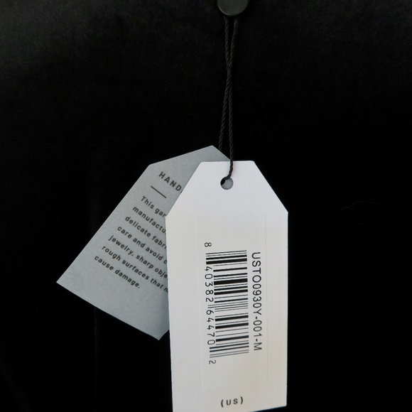 NWT Universal Standard Glory Velvet Cross Top Shirt Black M Medium 18 20 - Picture 11 of 14